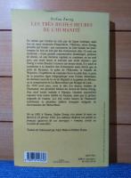 人類の非常なる至福の時間　シュテファン・ツヴァイク　 ：　Les Très Riches Heures de l'humanité　〔フランス語〕