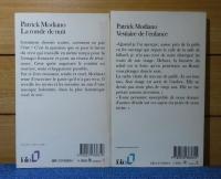 【folio】 夜のロンド　パトリック・モディアノ ／ 【folio】 少年時代の更衣室　パトリック・モディアノ 　：　La Ronde de nuit / Vestiaire de l'enfance 〔2冊セット〕〔フランス語〕