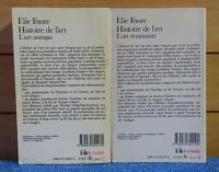 【folio】 古代美術史　エリー・フォール ：　Histoire de l'art　 L'art antique　／  【folio】　ルネサンス美術史　エリー・フォール ：　Histoire de l'art　 L'art renaissant　〔フランス語〕　〔2冊セット〕
