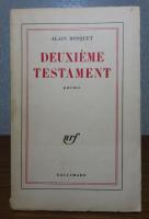 第一の遺言/第二の遺言 (詩集)　アラン・ボスケ  ：　Premier Testament , Deuxième Testament 〔洋書/フランス語〕（2冊セット）