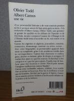 【folio】 アルベール・カミュ　-その生涯-　：　 Albert Camus  -une vie- 　〔洋書/フランス語〕　