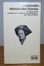 神託の歴史　フォントネル　：　Histiore des Oracles et autres textes 〔洋書/フランス語〕