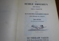 悪魔の恋　カゾット　ネルヴァル序文　：　Le Diable amoureux　/　illustration：Édouard de Beaumont 〔洋書/フランス語〕