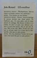 【folio】 ねなしかずら　ジュール・ルナール ：　L'Ecornifleur　〔洋書/フランス語〕　