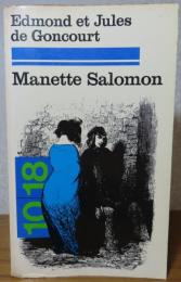 【10/18】 マネット・サロモン　 ゴンクール 　 ：　Manette Salomon　〔洋書/フランス語〕