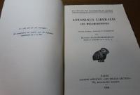 【仏希対訳】 変身物語集　アントニヌス・リベラリス　：  Les Métamorphoses　≪Les Belles Lettres≫　〔洋書/フランス語/ギリシア語〕　　