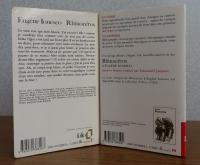 仏） （Eugène Ionesco:2livres）【folio】 Rhinocéros　Ionesco   /　【foliothèque】　Rhinocéros d'Eugène Ionesco (commente) 　 Emanuel Jacquart
