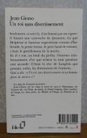 【folio】 気晴らしなき王 　ジャン・ジオノ　：　Un roi sans divertissement　〔洋書/フランス語〕