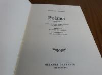 仏） POÈMES (1933-1955)　Georges Séféris   :   Préface d'Yves Bonnefoy    Postface de Gaëtan Picon