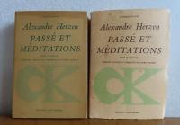 過去と思索　ゲルツェン　1～４巻　：　 Passé et Méditations, tome 1,2,3,4  　[全4巻]　〔フランス語〕