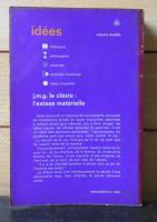 【idées/nrf】 物質的恍惚　ル・クレジオ　：　L'Extase matérielle　〔フランス語〕