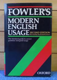 【OXFORD】 ファウラー 現代英語の用法（第2版）　：　FOWLER'S Modern English Usage (2ed.)　〔英語〕