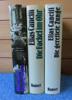 救われた舌 ある青春の物語  1905〜1921　／　耳の中の炬火 自伝 1921〜1931　／　眼の戯れ 自伝 1931〜1937　　エリアス・カネッティ　：　Die gerettete Zunge Geschichte einer Jugend （1905〜1921）/　Die Fackel im Ohr : Lebensgeschichte 1921-1931/　Das Augenspiel  Lebensgeschichte 1931-1937 〔ドイツ語〕


