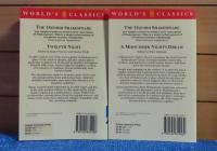 【Oxford World's Classics】　十二夜 ／ 夏の夜の夢　シェイクスピア　：　Twelfth Night, or What You Will / A Midsummer Night's Dream　〔英語〕〔2冊セット〕