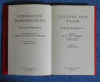 【独英対訳】 文化と価値　ウィトゲンシュタイン　：　Culture and Value 　〔ドイツ語/英語〕