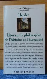 【AGORA】 人間形成に関する歴史哲学の考察　ヘルダー　：　Idées sur le philosophie de l'histoire de l'humanité　〔フランス語〕
