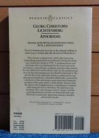 【PENGUIN CLASSICS】 アフォリズム集　ゲオルク・クリストフ・リヒテンベルク　：　Aphorisms　〔英語〕