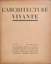 L'architecture Vivante 1925 Ete（夏号）