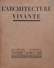 L'architecture Vivante 1923 Automne(秋号)