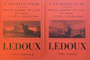 ルドゥー　『芸術、習慣、立法との関係から考察された建築』2冊組