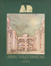 Architectural Design 1978年4月号 Urban Transformations