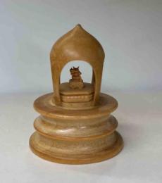 久光彫り　微細彫刻　「ねずみ大黒」