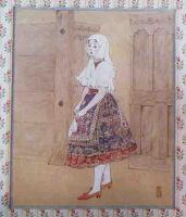 岡田画伯外遊記念小品画展覧會図録
