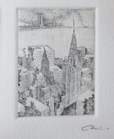 「CHRYSLER　BUILDING　LOVE　LETTER」　　リサ・キムラ銅版画10葉各サイン入