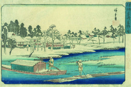 東都名所　真崎雪晴之図