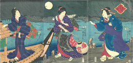 両国夕涼みの図