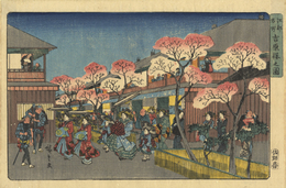江都名所　吉原桜之図