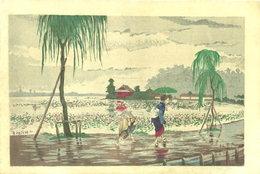 不忍池畔雨中
