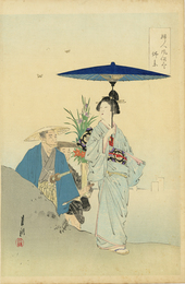 婦人風俗尽　仏参