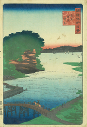 諸国名所百景　武州　横浜　野毛