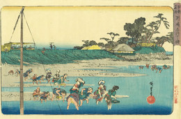 江戸名所　洲崎しほ干狩