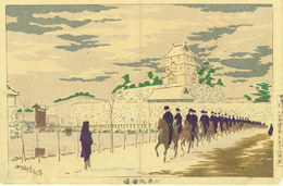 旧日本丸雪晴