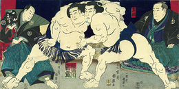 綾瀬川雷電取組之図