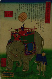 浅草奥山ニ於て興行