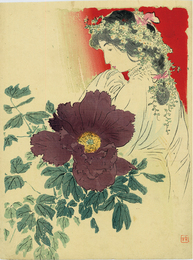 梶田半古　口絵