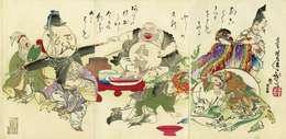 七福神酒宴之図