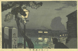 江戸橋夕暮富士