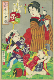 浮世小児戯　お祭り