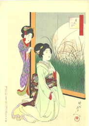 雪月花　屏風のつき