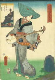 江戸名所百人美女　赤羽根水天宮