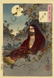 月百姿　破窓月