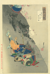 月耕随筆　加藤清正　賤ケ嶽　軍功之図