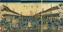 神名川横浜新開港図