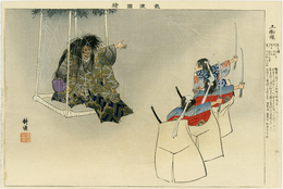 能楽図絵　土蜘蛛