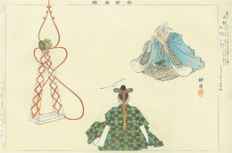 能楽図絵　天鼓