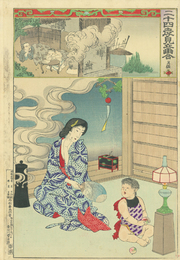 二十四孝見立画合　呉猛